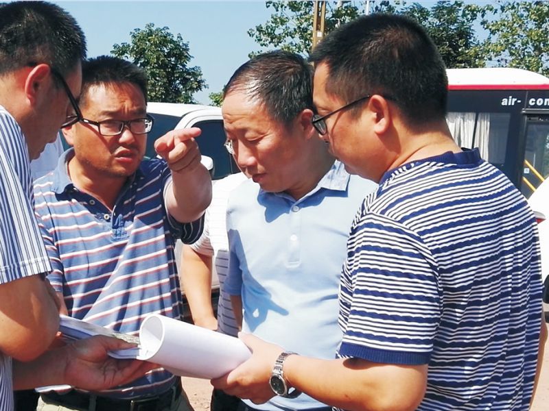黃勇局長調研納溪區(qū)品質提升工程